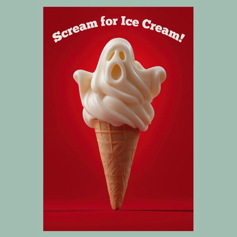 Ghostly Scream Eiswaffel