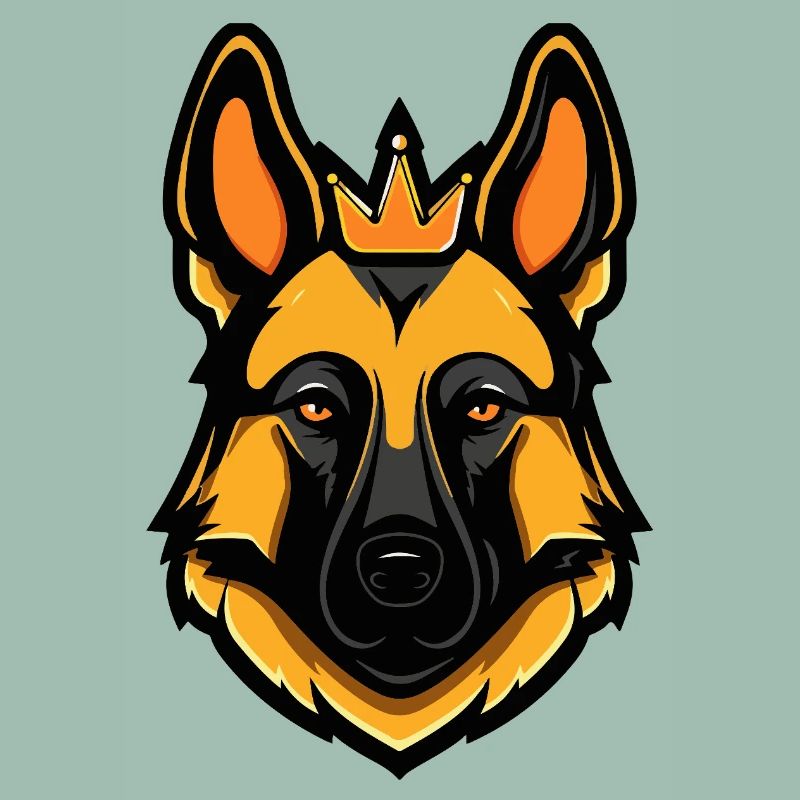 Schäferhund Hund Krone
