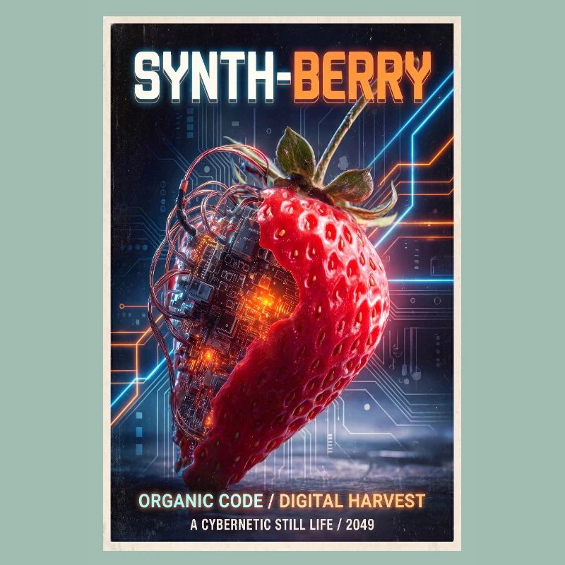Synth-Beere: Kybernetische Erdbeere