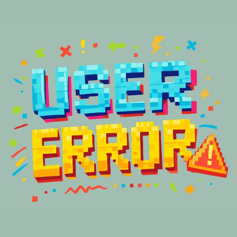 User Fehler Pixelkunst