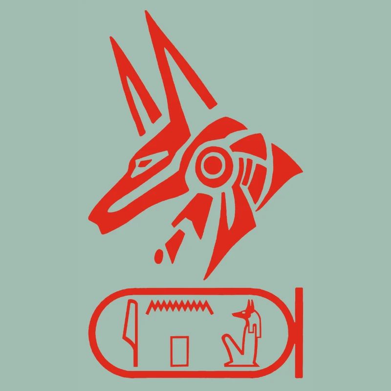 Dieu Anubis (rouge)