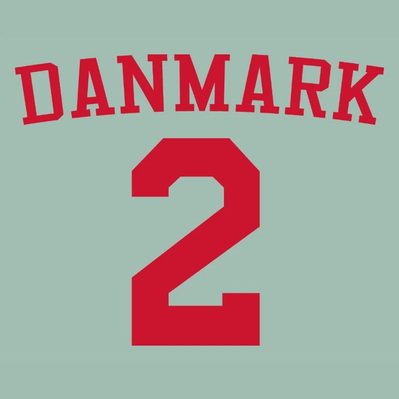 Denmark 2 – Red Text Design