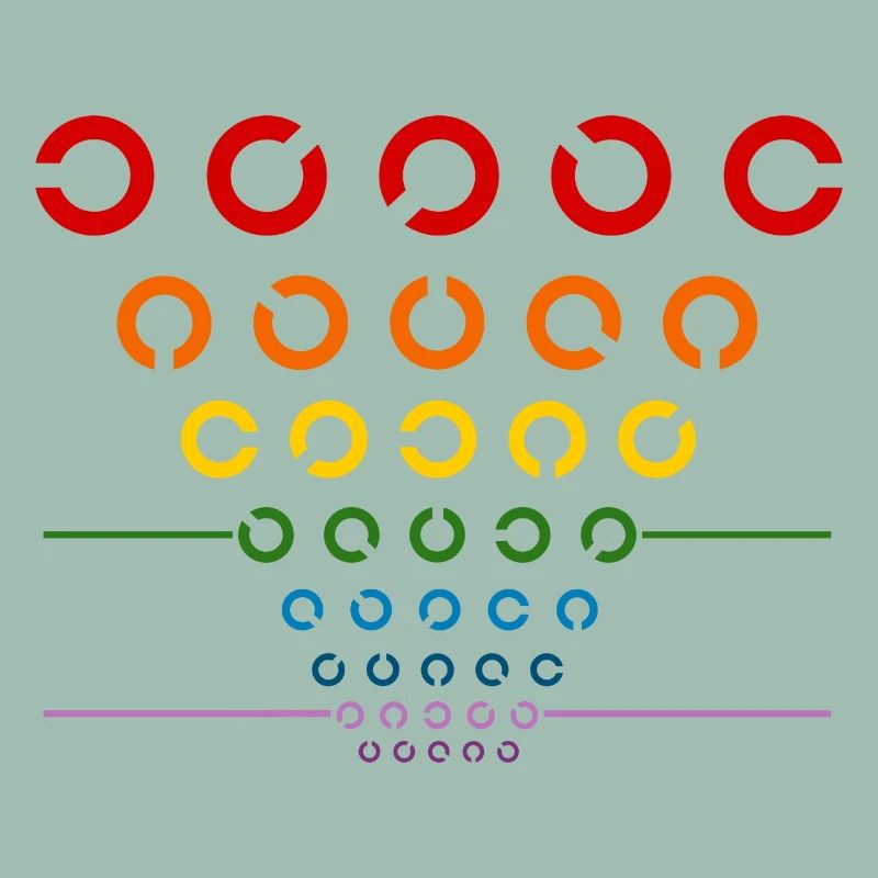 Rainbow Visual Test