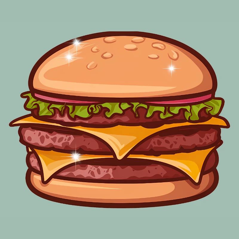 Saftiger Cheeseburger