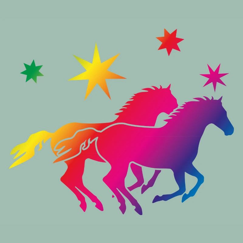 Regenbogenpferde Sternenglanz