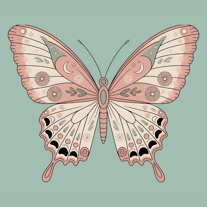 Boho Schmetterling