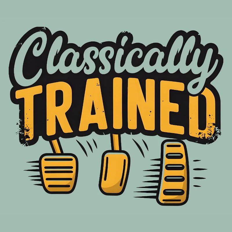 Classically Trained Manual Car Driver Pedals