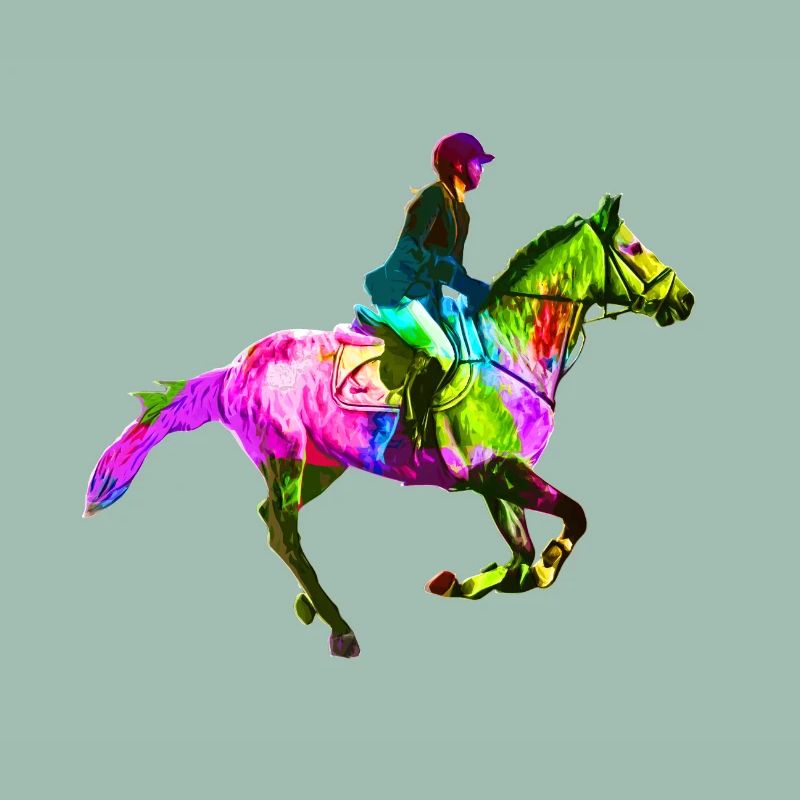 Cavalière colorée