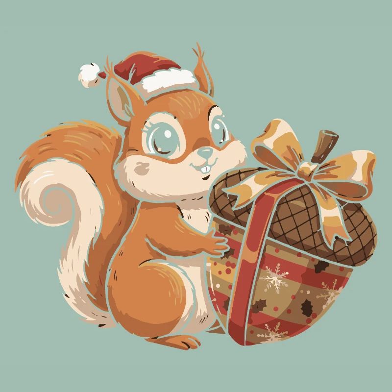 Winterfreude Eichhörnchen Geschenk