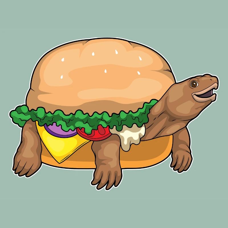 Turtle Cheeseburger