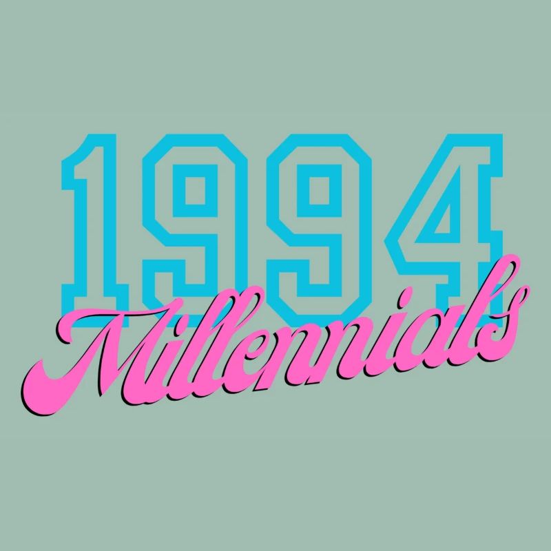1994 Millennials Retro Date Design