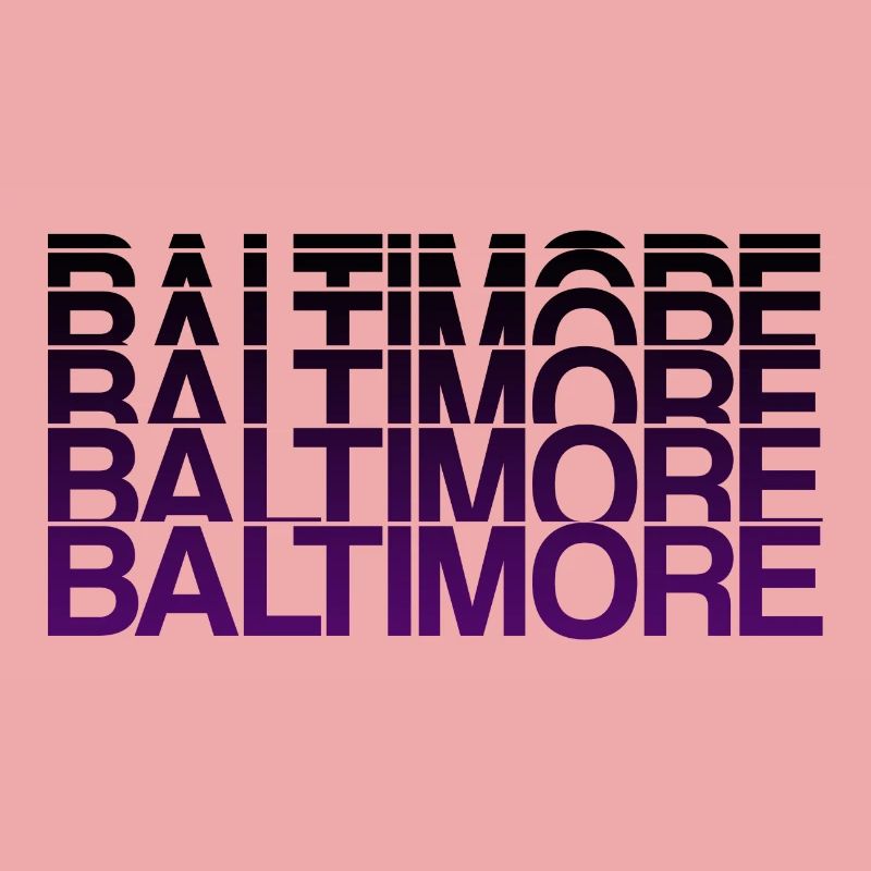 Baltimore Violett Gradient Stil