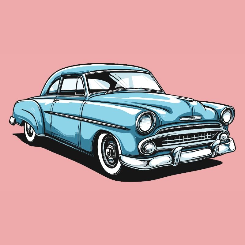 Nostalgisches Retro-Auto Design