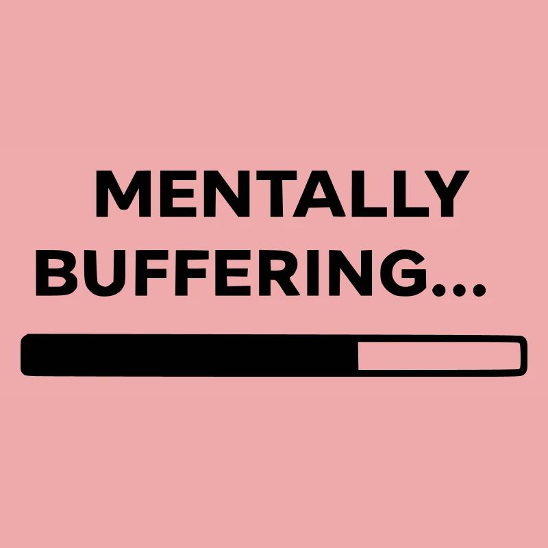 MENTALLY BUFFERING... | Minimal Loading Bar Design