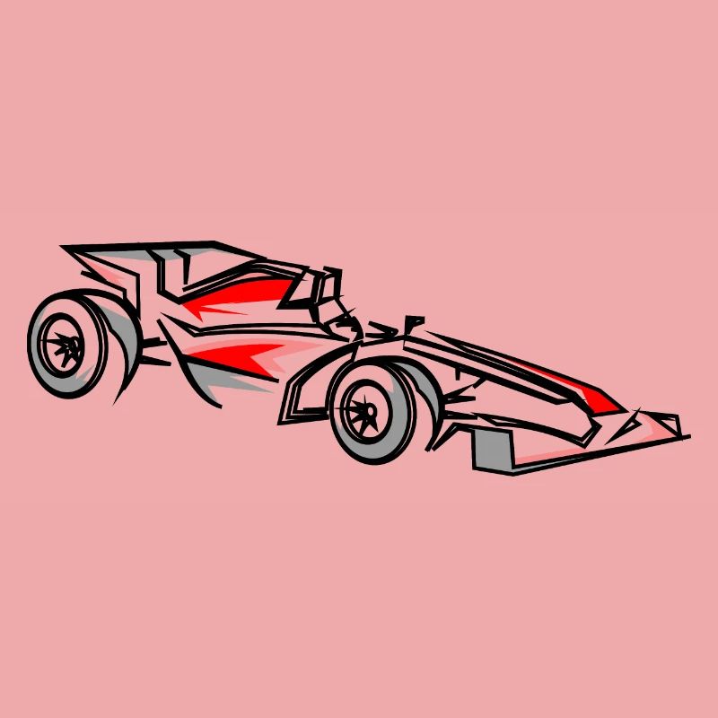 Illustration de voitures de course Conception du sport automobile