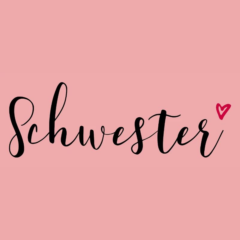 Schwester Herz Geschenkidee