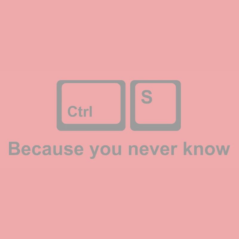 Ctrl S Shirt – Save It Nerd Humor for Developers