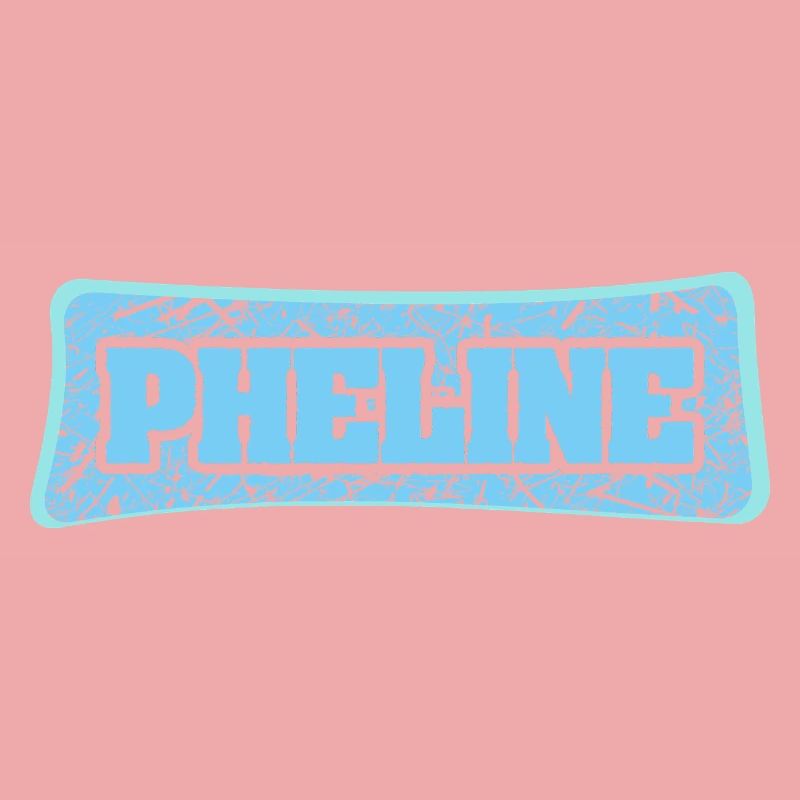 Phline Graffiti Font Blue