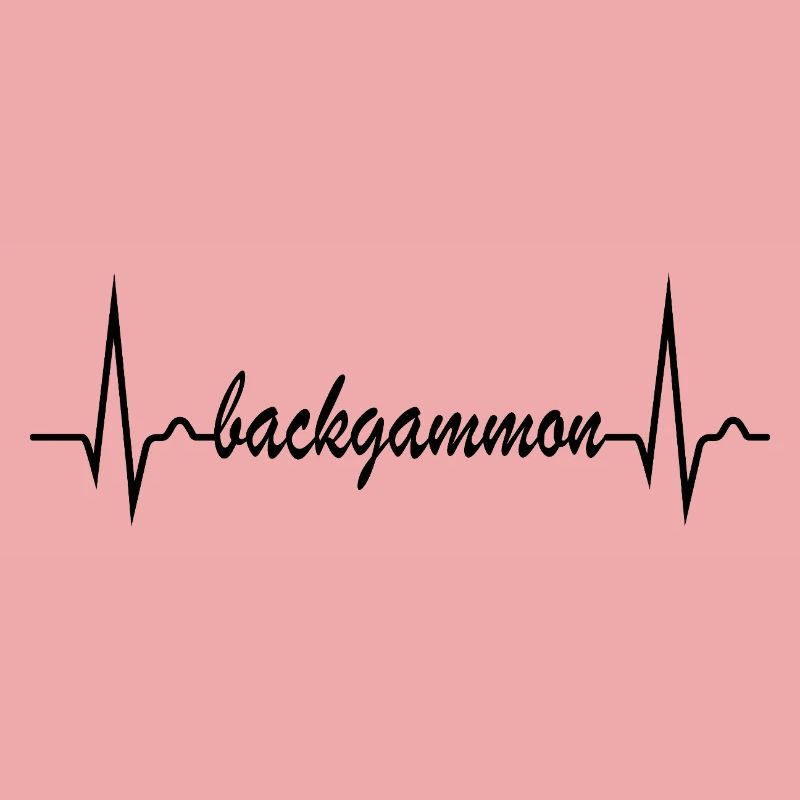 Backgammon | Board Game | Heart Curve ECG Pulse