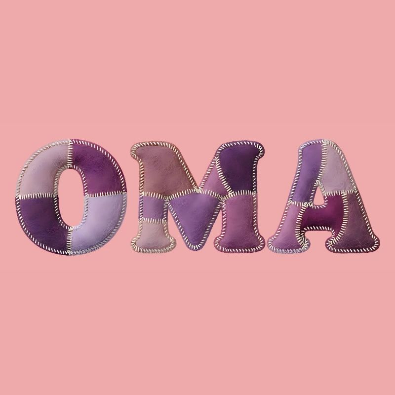 Idée cadeau pour design de tissu patchwork OMA