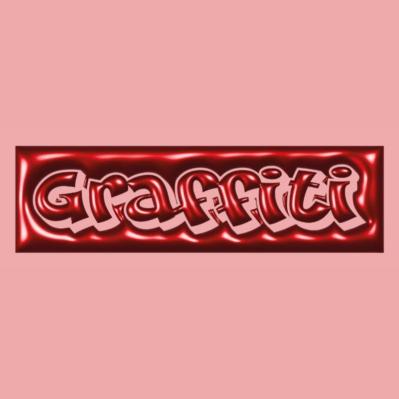 Bulle de graffiti 3D