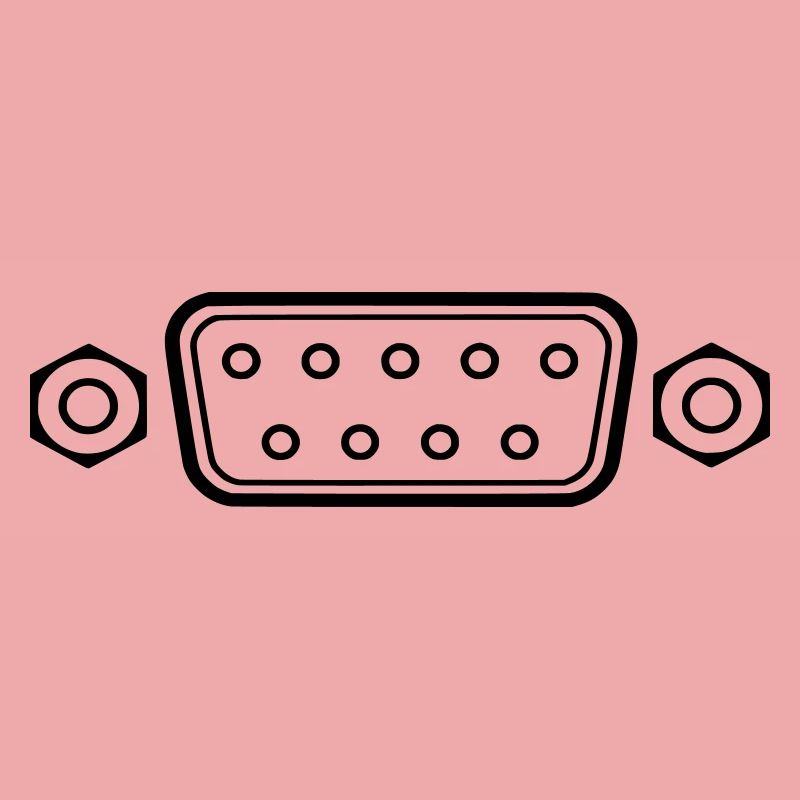 DB 9 Connector, serial connector