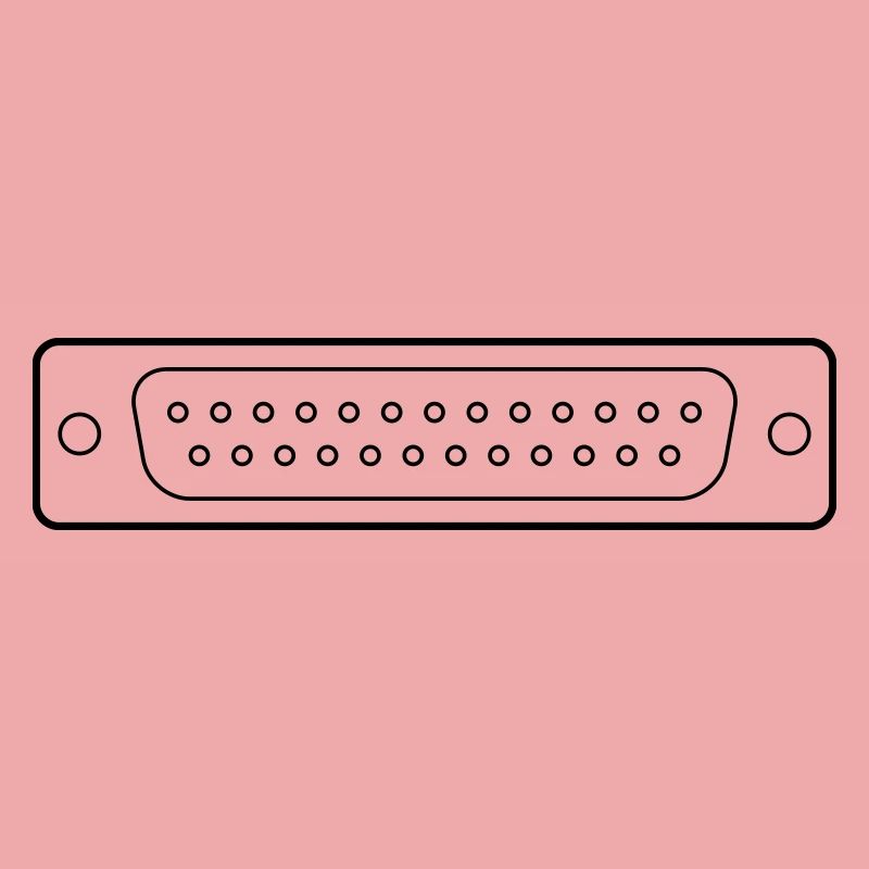 DB 25 Connector Parallel, Printer