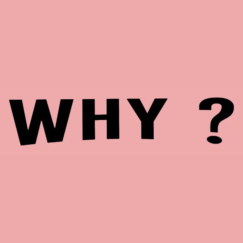 Pourquoi est toujours une excellente question.