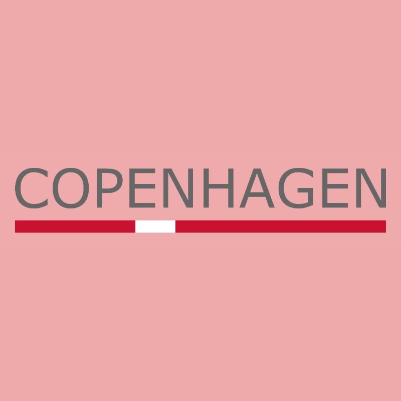 Copenhague - Kopenhague - Drapeau du Danemark - Dänemark