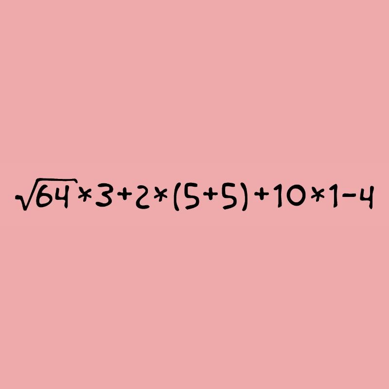 50th birthday - a mathematical task...