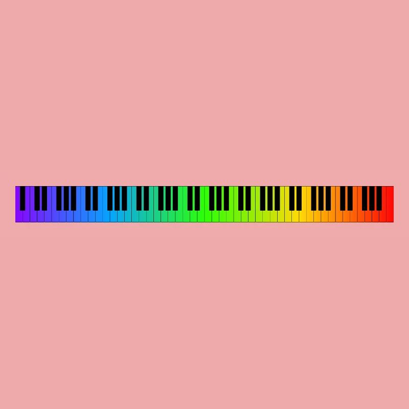 Rainbow keyboard