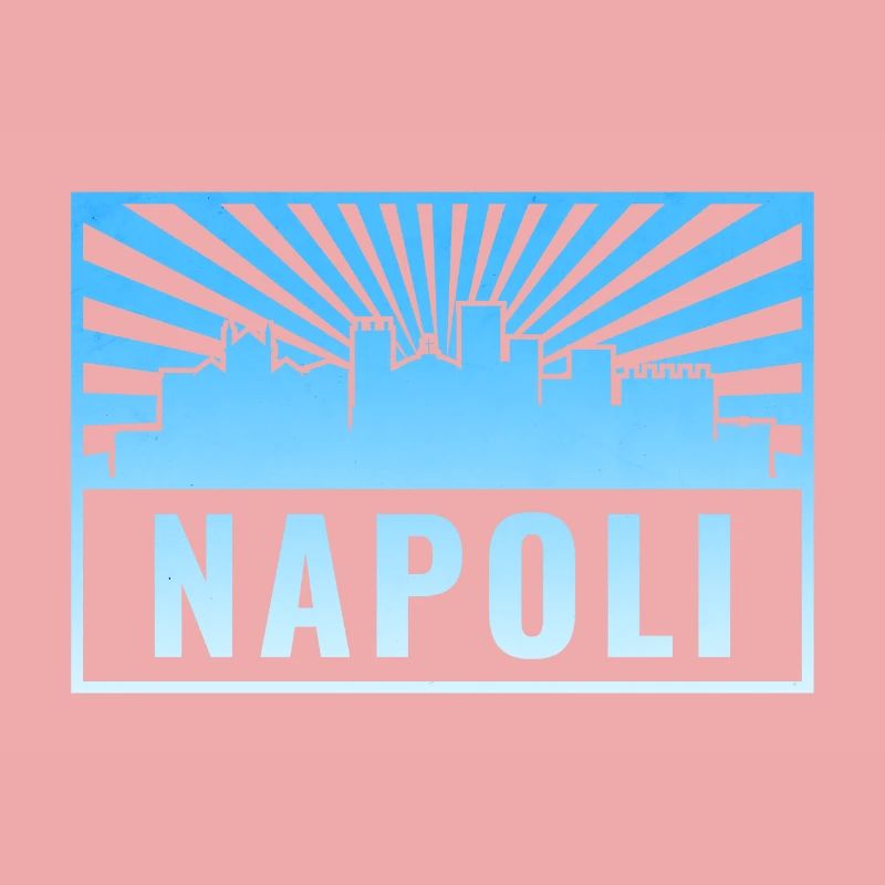 Napoli Skyline Sonnenstrahlen