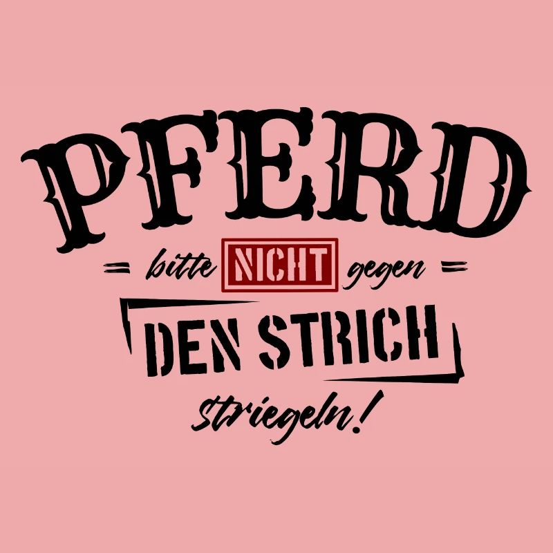 Pferd bitte nicht gegen den Strich striegeln