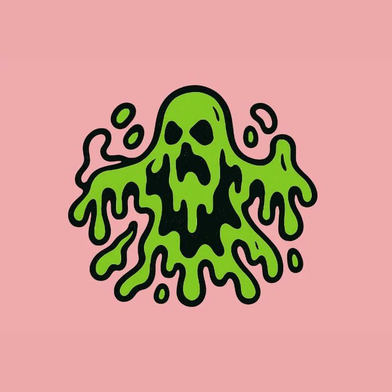 Spooky Ghost Haunting Illustration
