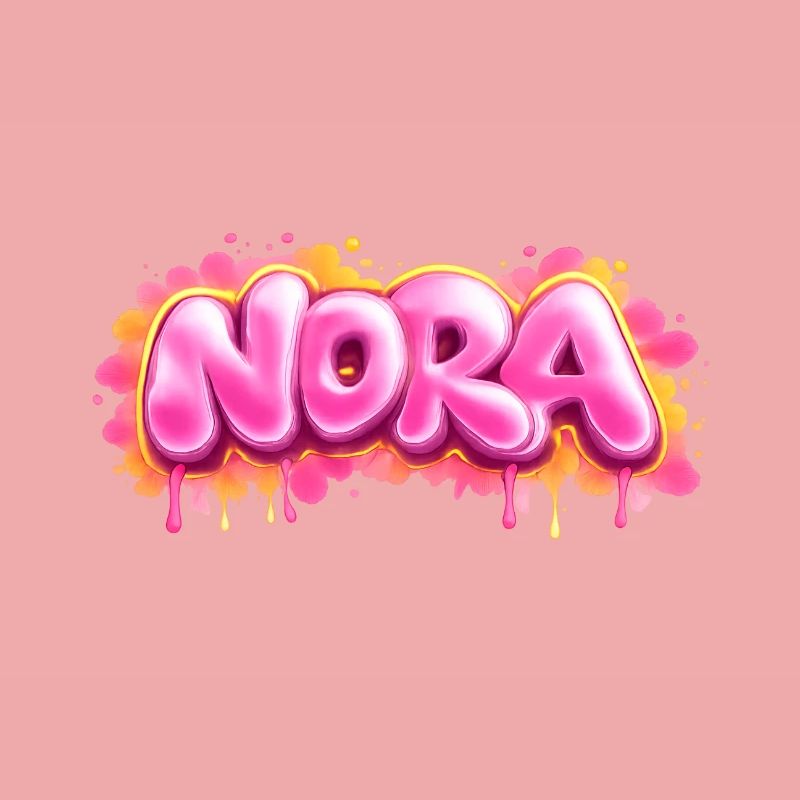 NORA GRAFFITI NAME FOR PERFECT GIFT PRINTABLE on c