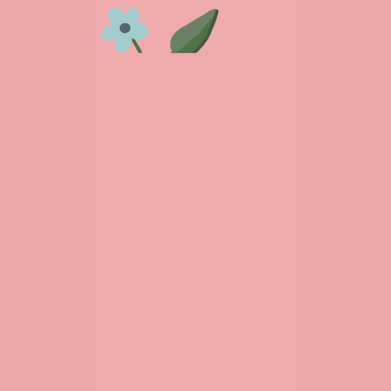 Blume hellblau