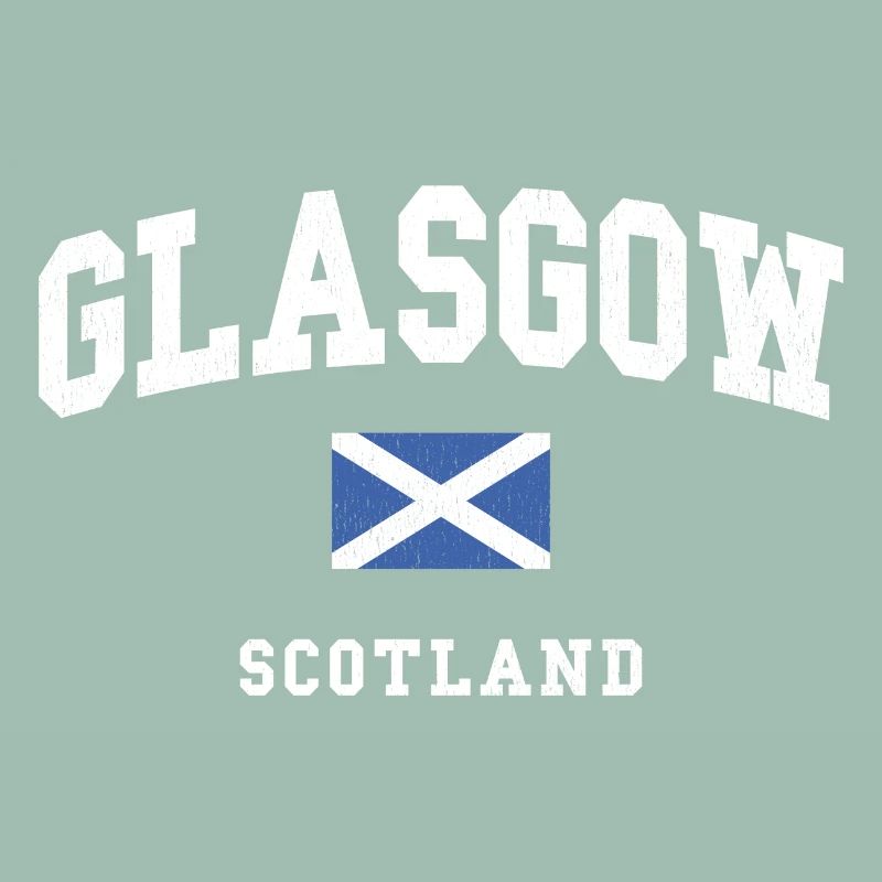 Graphique du drapeau de l’Écosse de Glasgow