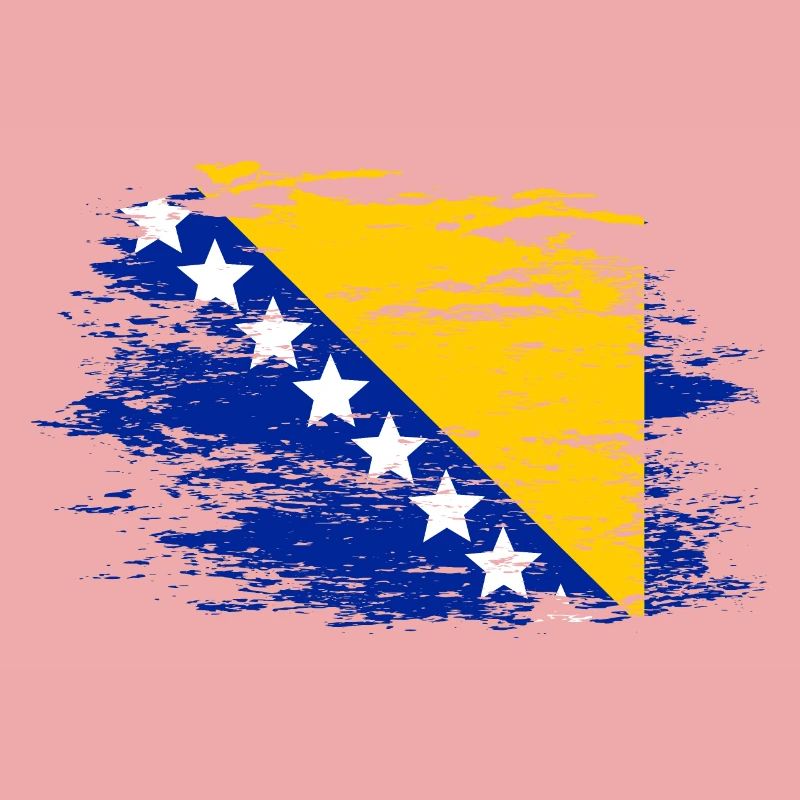 Drapeau bosnien utilisé