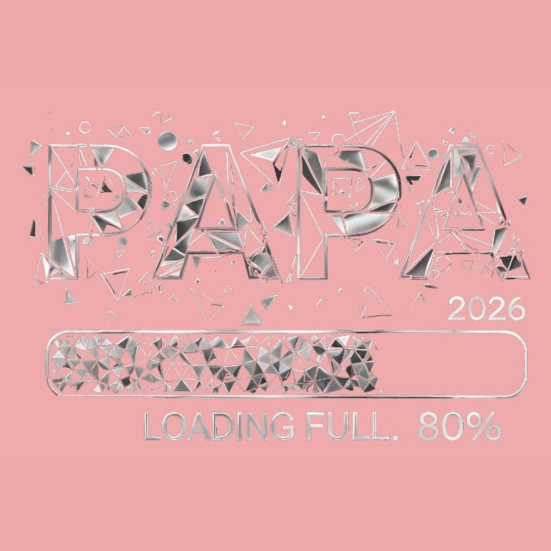 Papa 2026 Loading Werdender Papa Geschenk