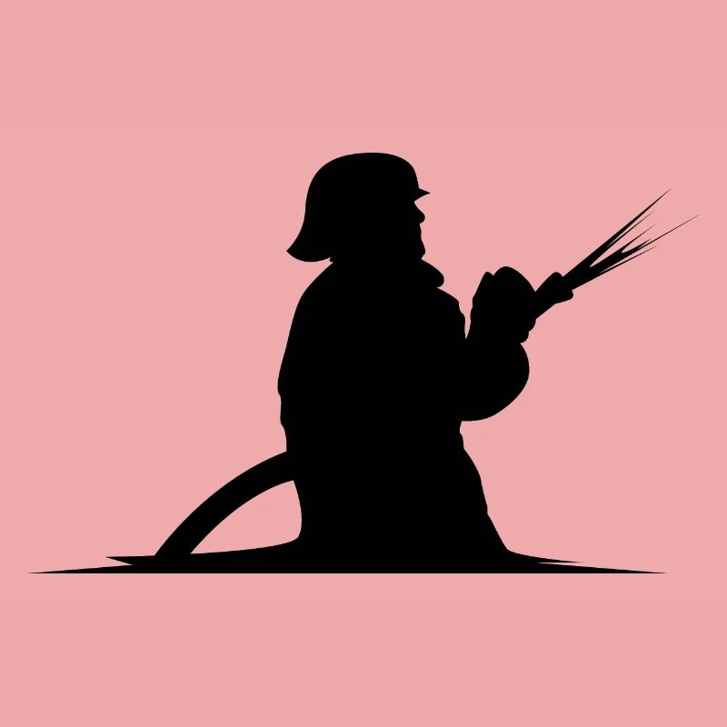 Graphique de l’icône de pompier de tuyau de pompier
