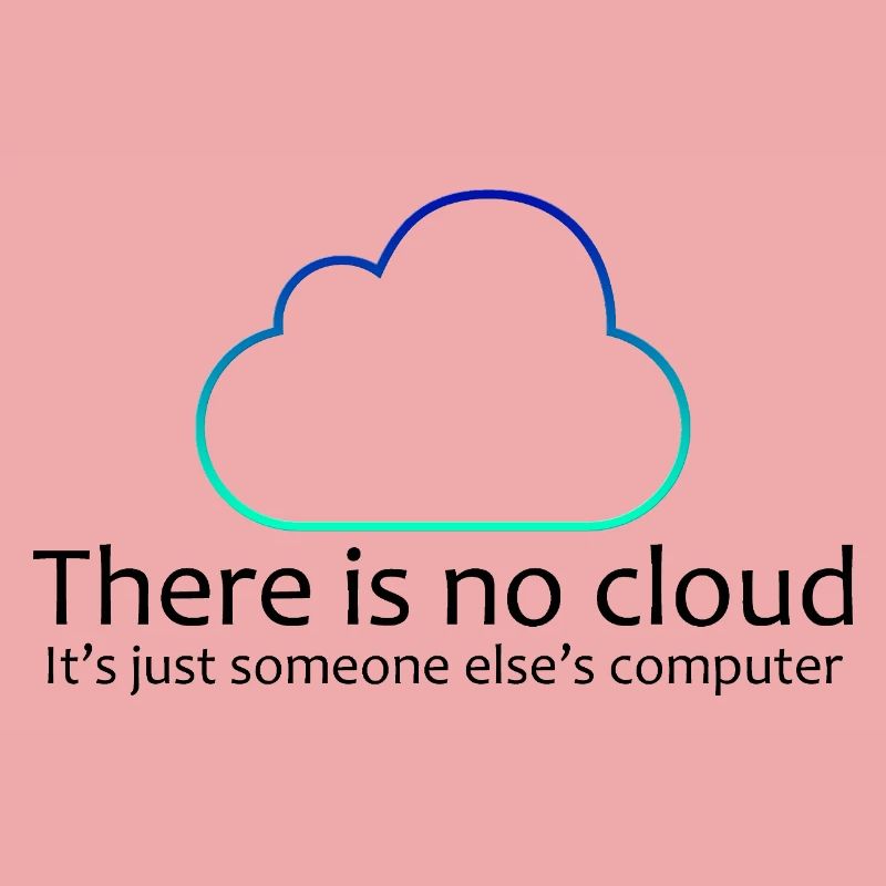 Pas de programmation dans le cloud T-shirt drôle