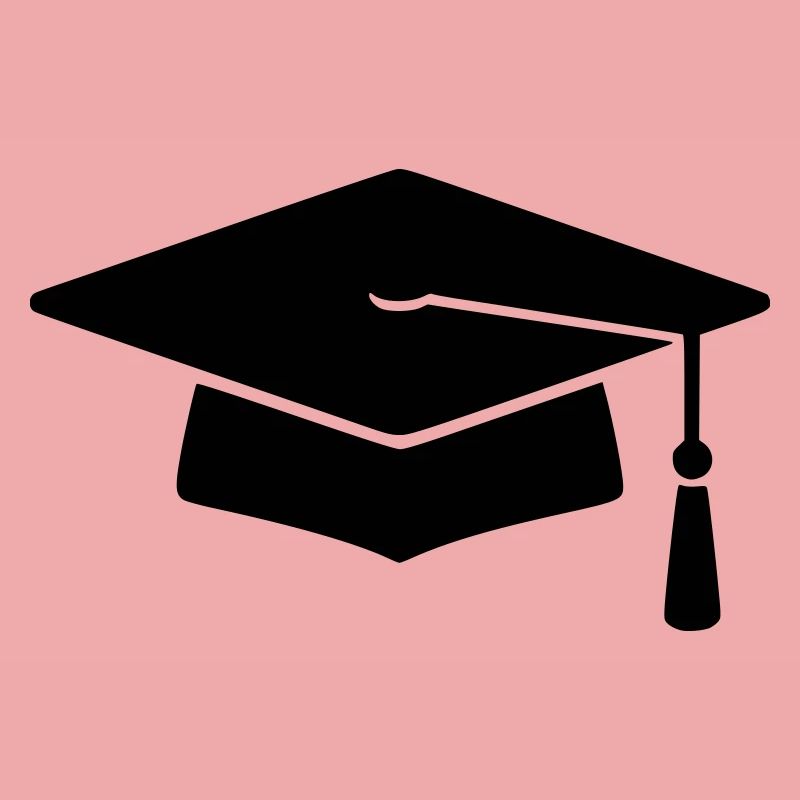 Graduation Silhouette Doctoral Hat