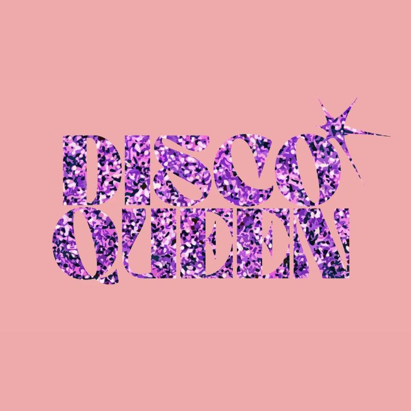 Disco Queen Glitzermuster