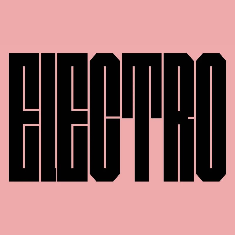 Conception de la typographie de musique électro