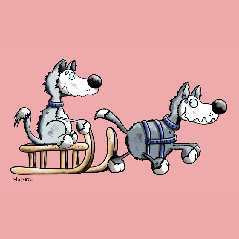 Funny Husky Team