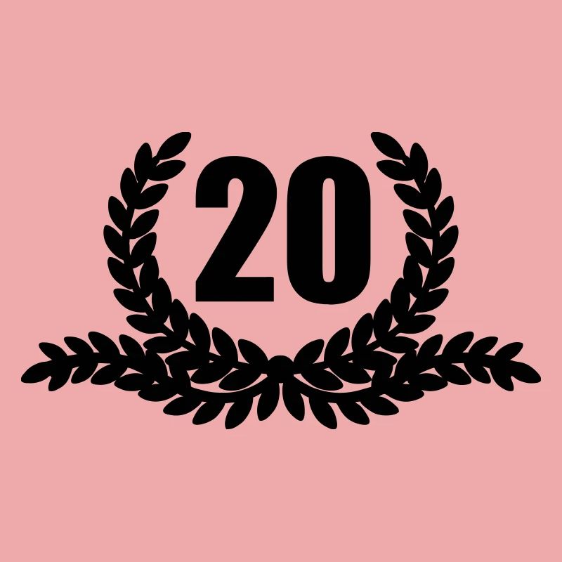 Laurel wreath 20 YEARS
