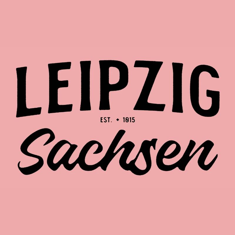 Leipzig Sachsen Design with founding year