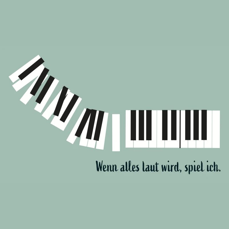 Wenn alles laut wird, spiel ich.