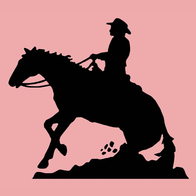 Westernreiten Mann