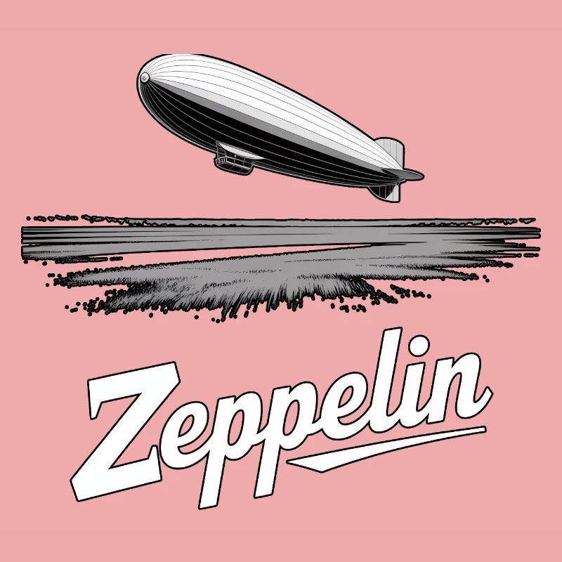 Dirigeable Zeppelin Rétro Vintage